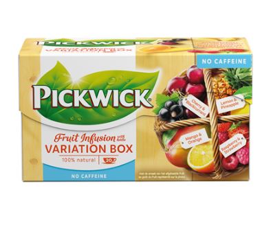 Pickwick Fruit Infusion Variatie Cafeïnevrij 4x20ST